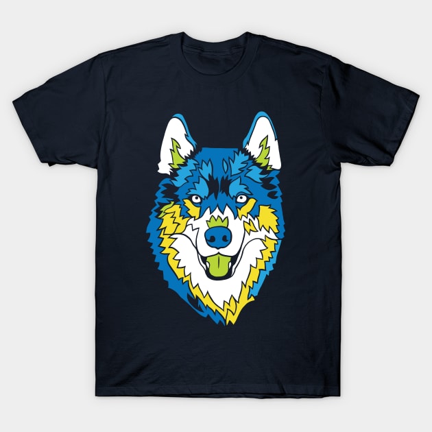 A Cool Husky T-Shirt by polliadesign